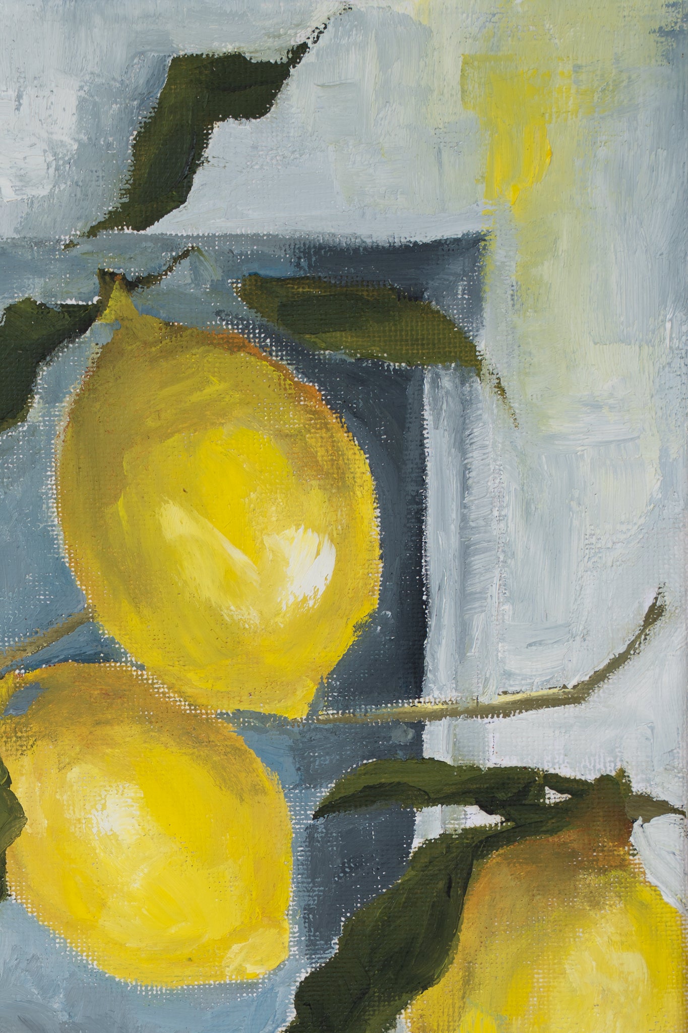 "Lemon Tree" 9,5x21cm Original Painting