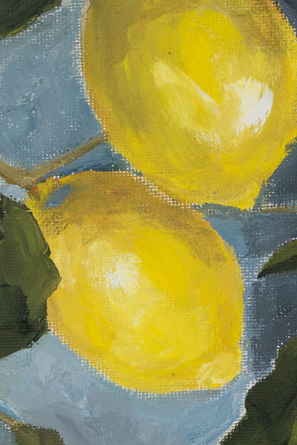 "Lemon Tree" 9,5x21cm Original Painting