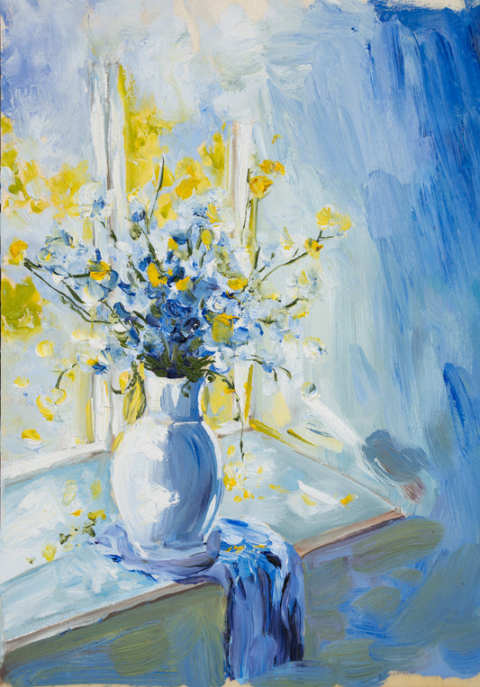 Vase on a Window - 9,5x21cm