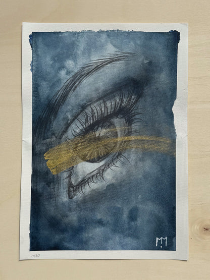 1/30 - Golden Eye (21,0 x 29,7cm Original)