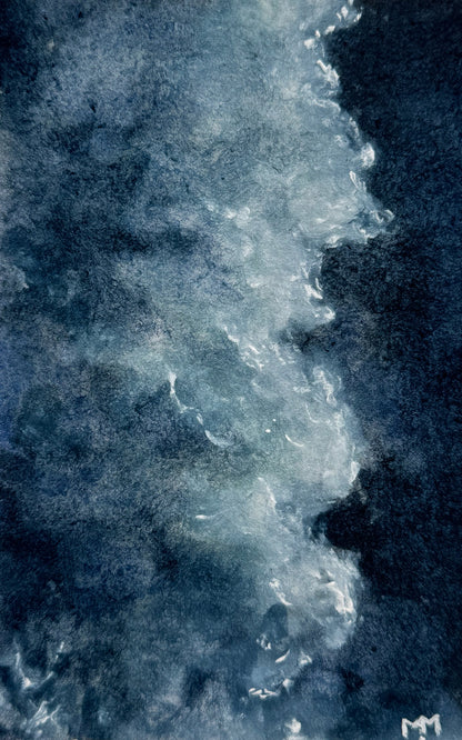 8/30 - Crashing Wave (14,8 x 21,0 cm Original)