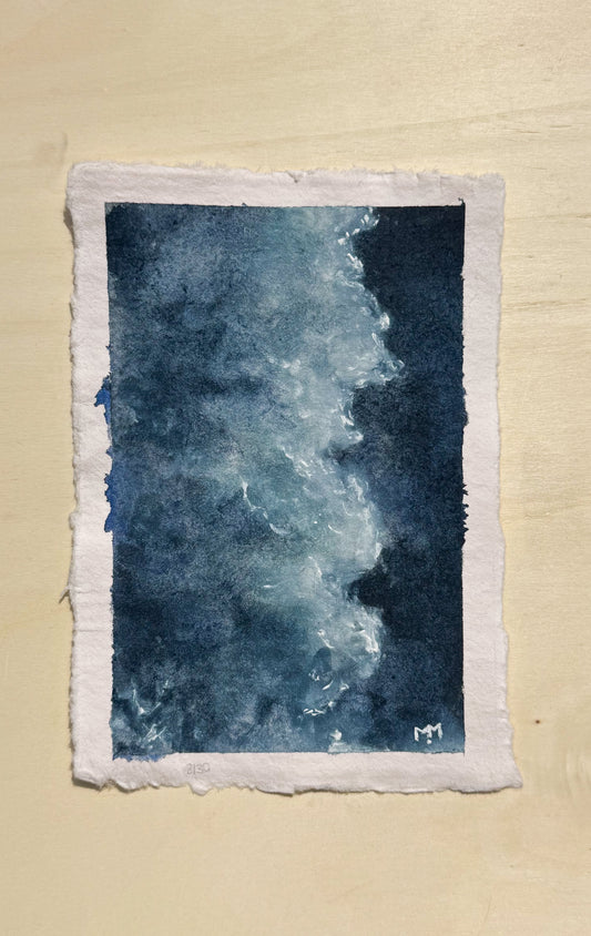 8/30 - Crashing Wave (14,8 x 21,0 cm Original)