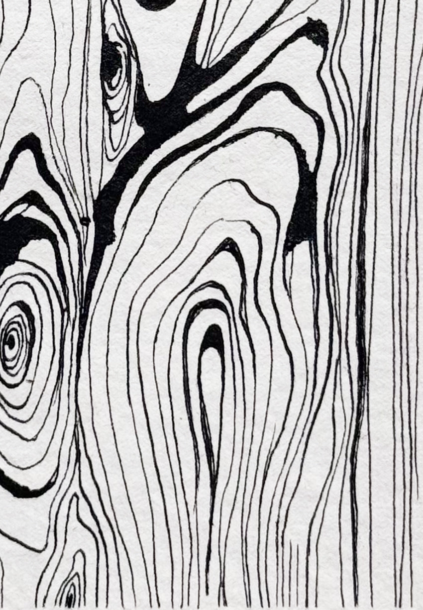 9/30 - Wood Grain (14,8 x 21,0 cm Original)