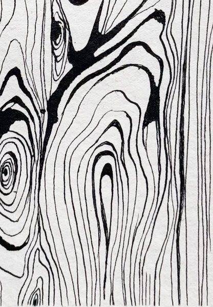 9/30 - Wood Grain (14,8 x 21,0 cm Original)