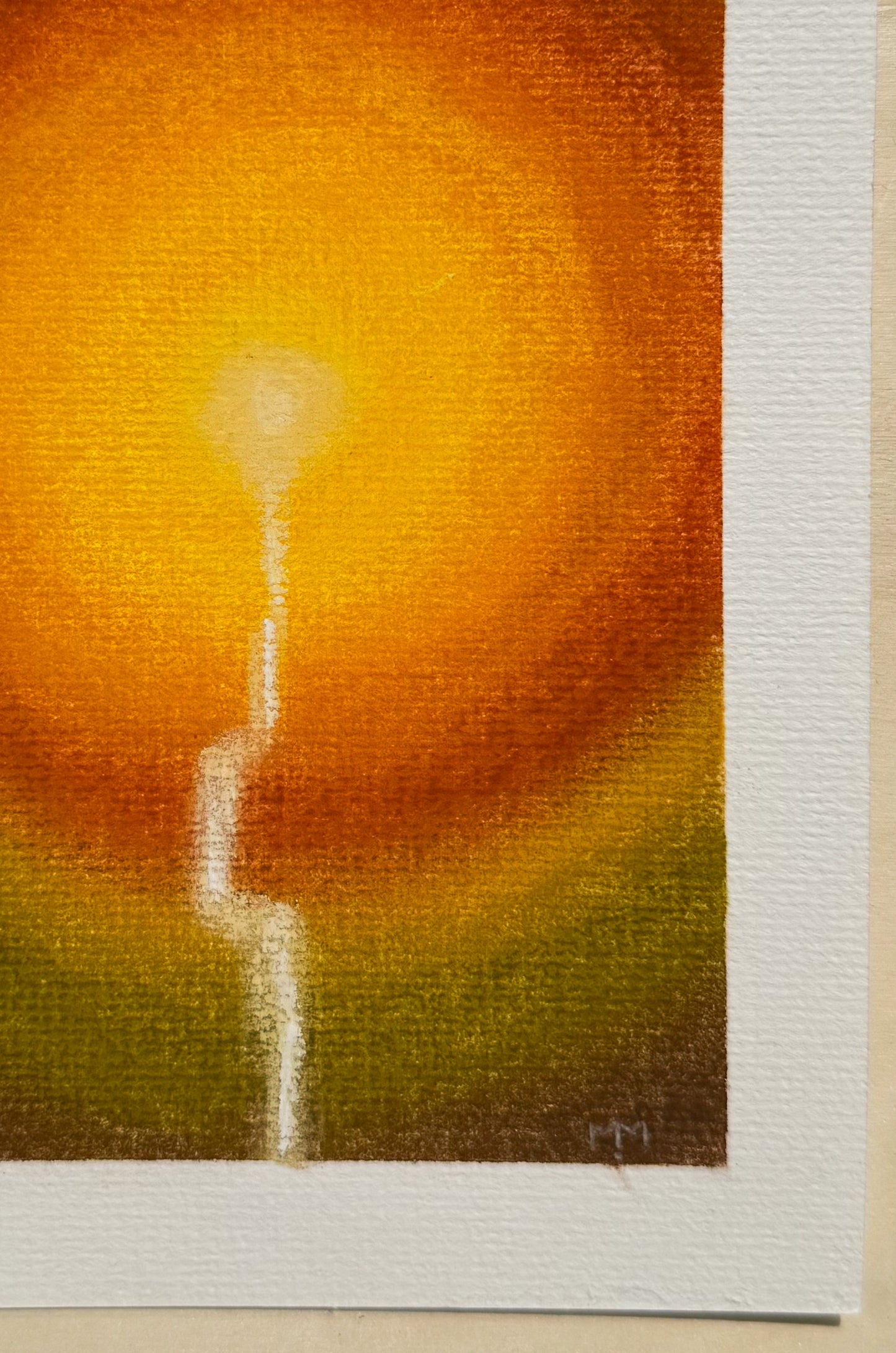 15/30 - Light Waterfall (14,8 x 21,0 cm Original)