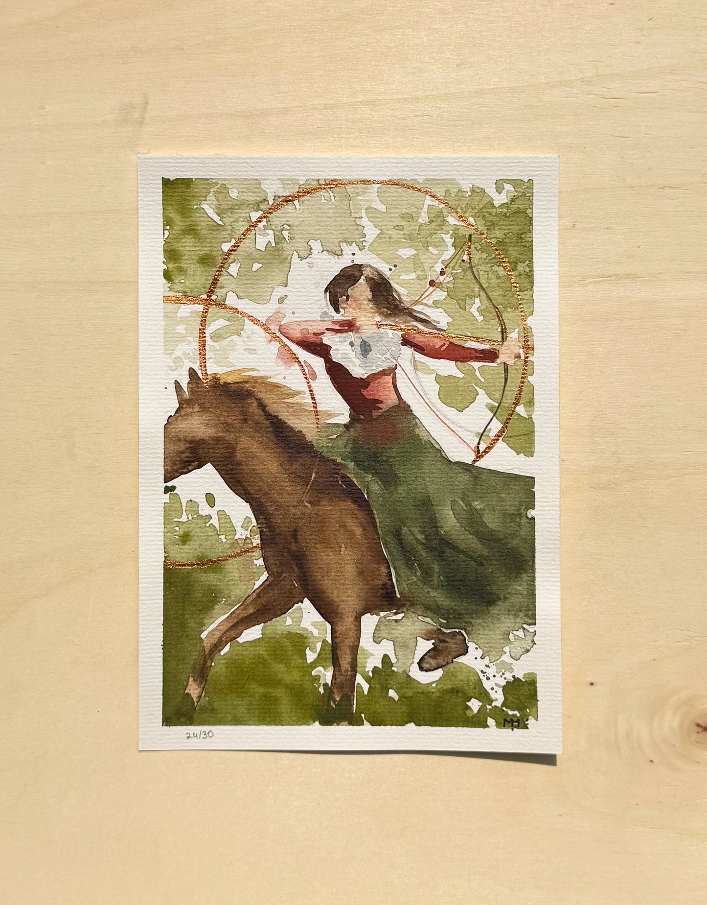 24/30 - Wild Woman (14,8 x 21,0 cm Original)