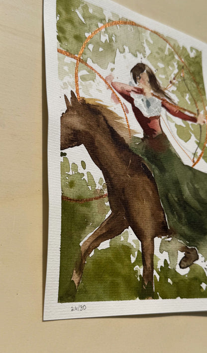 24/30 - Wild Woman (14,8 x 21,0 cm Original)