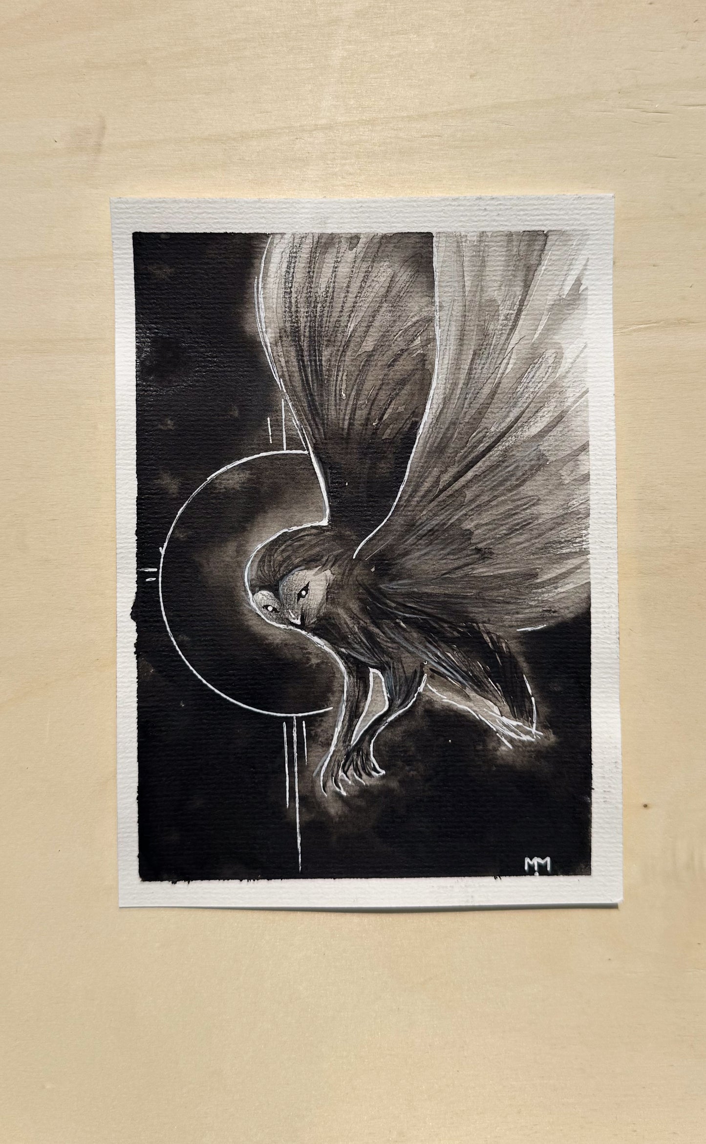 25/30 - Night Owl (14,8 x 21,0 cm Original)