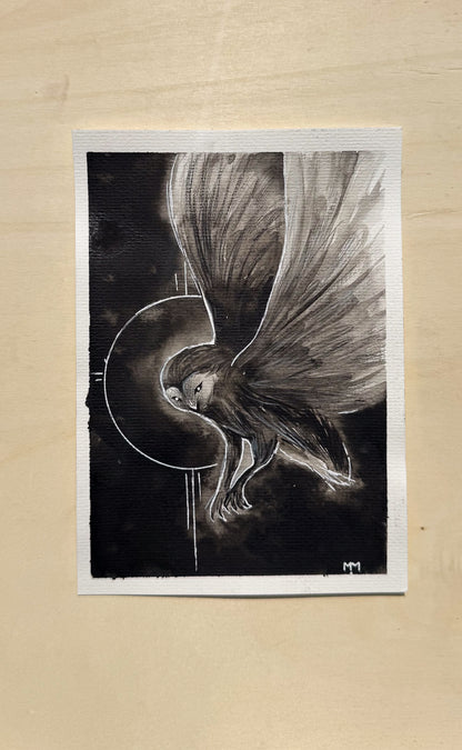 25/30 - Night Owl (14,8 x 21,0 cm Original)