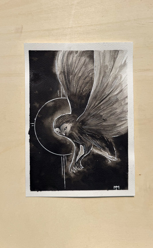 25/30 - Night Owl (14,8 x 21,0 cm Original)