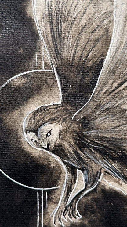 25/30 - Night Owl (14,8 x 21,0 cm Original)