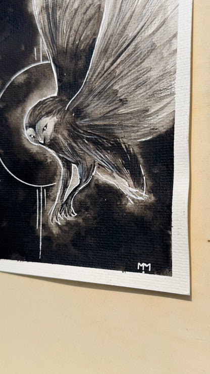 25/30 - Night Owl (14,8 x 21,0 cm Original)