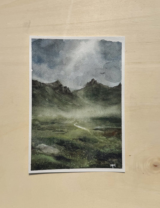 27/30 - Highlands (14,8 x 21,0 cm Original)
