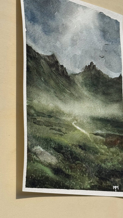 27/30 - Highlands (14,8 x 21,0 cm Original)