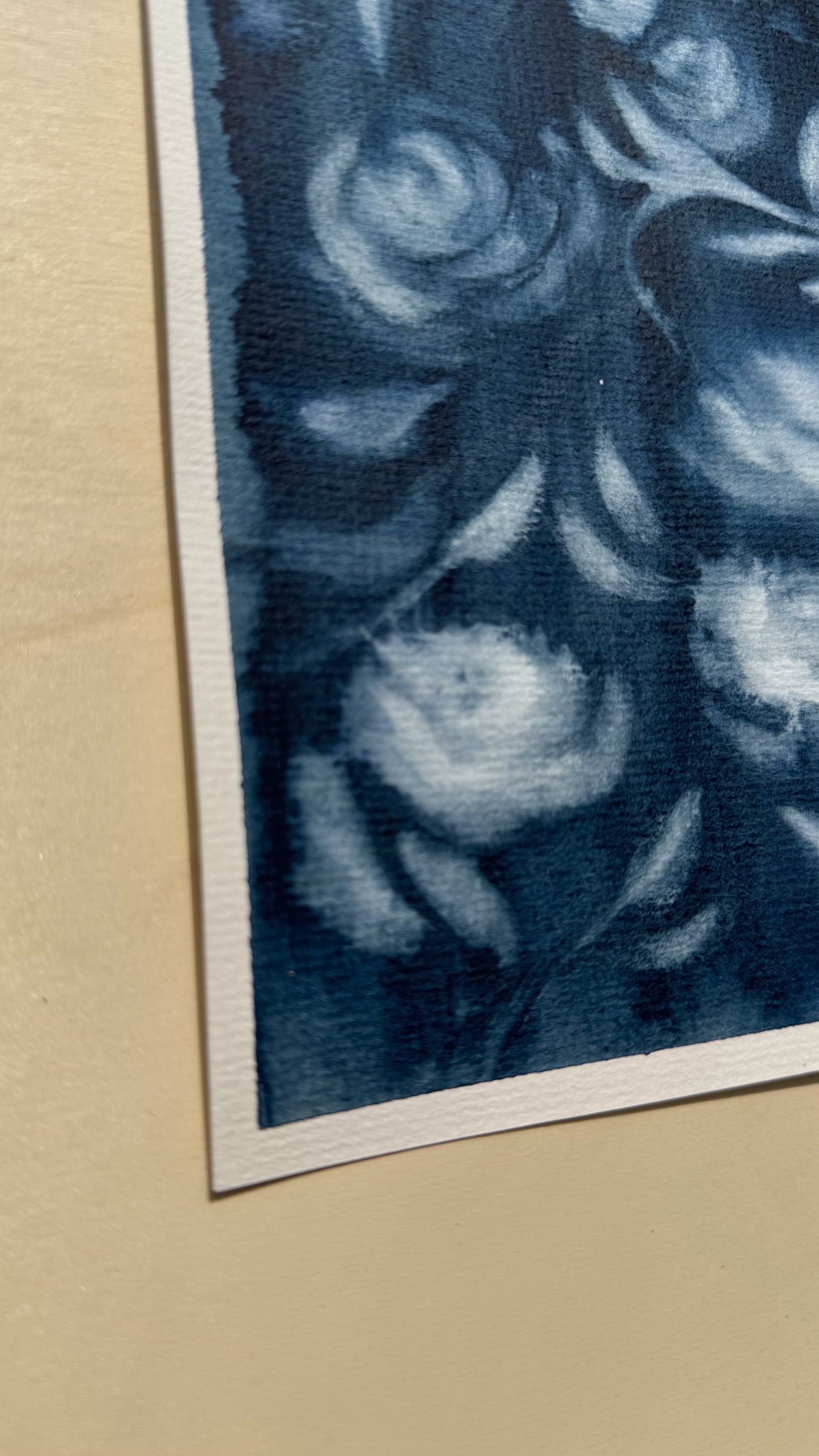 29/30 - Blue Flowers (14,8 x 21,0 cm Original)