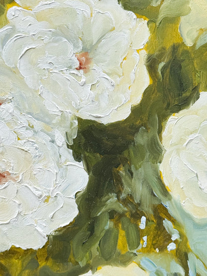 In the Garden - Original Oil Painting (21x30cm)