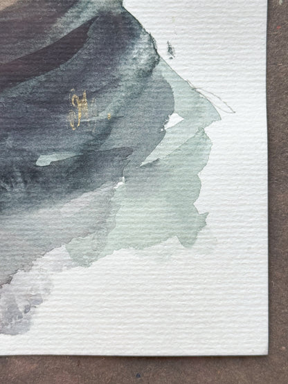 Split - Original Watercolor Painting (15x21cm)